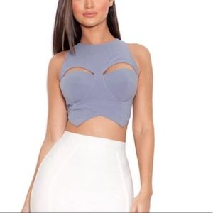Cut Out Crop Top House of CB